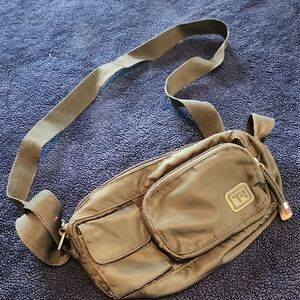 Men's Olive Green Crossbody Bag